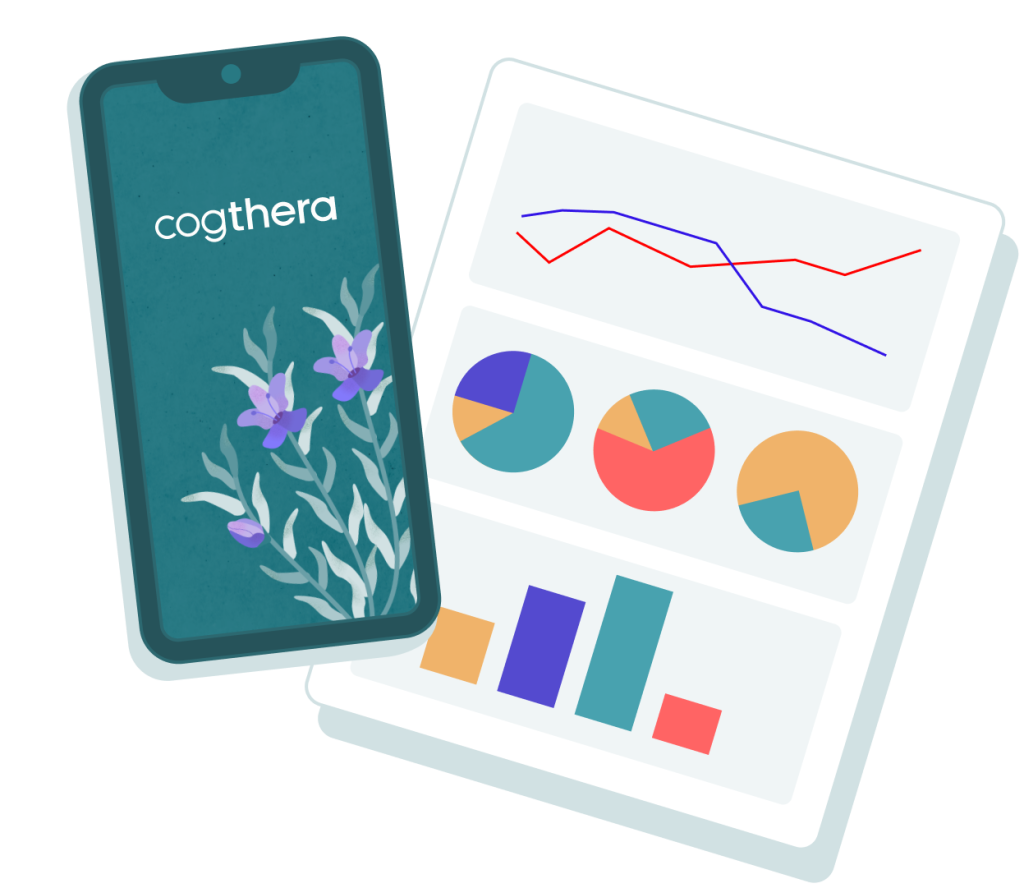Illustration – Für wen die Cogthera App geeignet ist